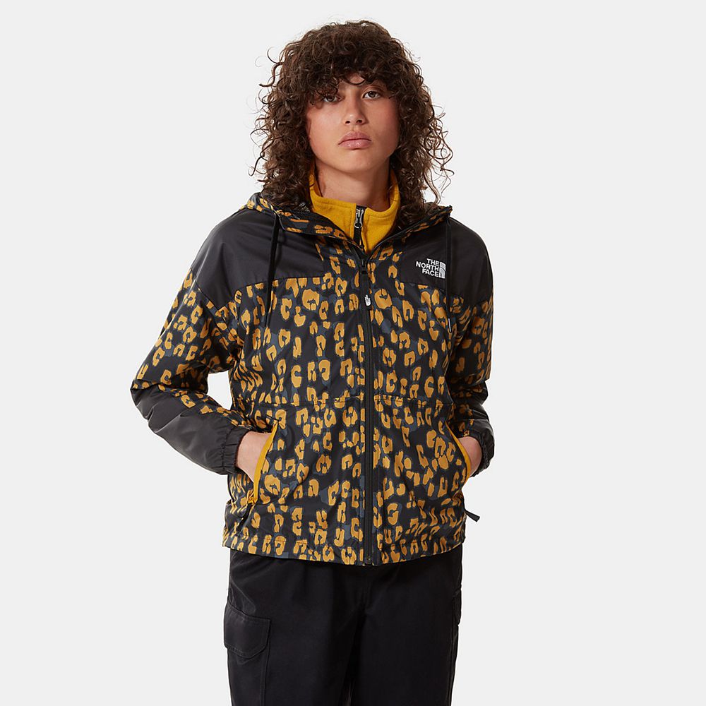 The North Face Insulated Jacket Womens Australia - The North Face Sheru Yellow Leopard (TRN-182704)